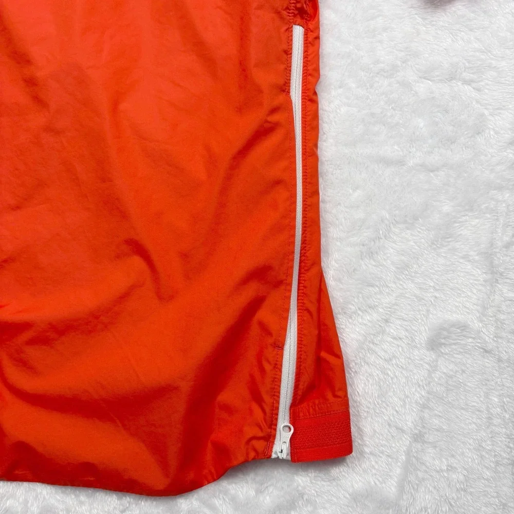 Nike Clemson Tigers On-Field 1/2 Zip Windbreaker Men M Orange Coach Vented Blade